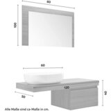 Bessagi Home kopalnica domenico, siva, z umivalnikom | Shoptok.si