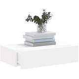 vidaXL TV omarica z LED lučkami bela 60x35x15,5 cm | Shoptok.si