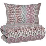 Mömax Posteljnina Zickzack, Sivovijolična, 60/80, 140/200 | Shoptok.si