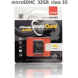 Spominska kartica 32GB Imro microSD class 10 UHS-3 + adapter
