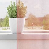 Voile zavjese s džepovima za šipke 2 kom ružičaste | shoptok.hr