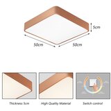 Brilagi LED plafonsko svetlo POOL LED/48W/230V 3000/4000/6000K 50x50 cm bronzano | Eponuda.com