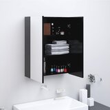  Kupaonski ormarić s ogledalom 60x15x75 cm MDF antracit | shoptok.hr
