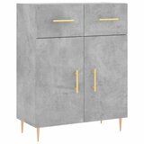  Visoka komoda siva betona 69,5x34x180 cm od konstruiranog drva | shoptok.hr