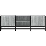 vidaXL TV omarica siva sonoma 120x35x41 cm inženirski les in kovina | Shoptok.si