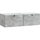 TV ormar za zid Betonska siva 99 x 41 x 30 cm Konstruirano drvo | shoptok.hr