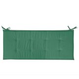  Jastuk za vrtnu klupu zeleni 120 x 50 x 3 cm od tkanine Oxford | shoptok.hr