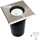  LED spoljna ugradna svetiljka 1xGU10/6W/230V IP44 mat hrom | Eponuda.com
