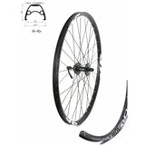 Crosser točak prednji 29/29" X6,sa shimano center lock glavom | ePonuda.com