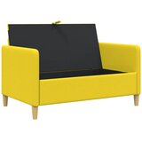 SOFA s pohranom Svijetlo žuta 122 x 78 x 87 cm Poliester | shoptok.hr