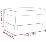  3-dijelni set sofa s jastucima žuti baršunasti | shoptok.hr
