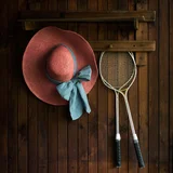 Art of Polo Woman's Hat cz21196 Raspberry/Blue