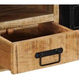 vidaXL TV omarica 100x30x35 cm Masivni neobdelan les Mango | Shoptok.si