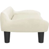 vidaXL Otroški kavč krem 70x40x24 cm žamet | Shoptok.si