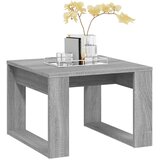  Bočni stolić boja sivog hrasta 50x50x35 cm konstruirano drvo | Eponuda.com