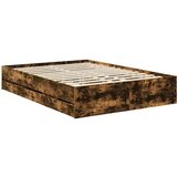  Konstrukcija postelje s predalom Dimljeni oreh 140 x 190 cm, (5000121371) | Shoptok.si