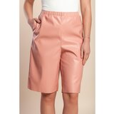 Fenzy Kratke Usnjene Hlače, Roza | Shoptok.si