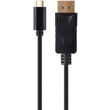 VIDEO adapter kabl Type-C to DisplayPort, BLACK, 2m, 4K 60 Hz, GEMBIRD A-CM-DPM-01 | Eponuda.ba