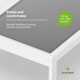 Blumfeldt Lucca Lounge ležalnik | 120 kg nosilnost | 5-stopenjski | vodoodporen | Shoptok.si