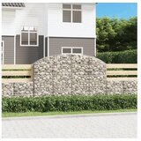  Obokana gabonska košara 200x30x120/140 cm pocinkano železo | Shoptok.si
