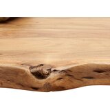 Ambia Home klubska miza, črna, barve akacije | Shoptok.si