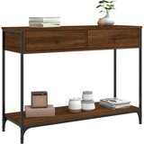  Konzolni stol boja hrasta 100 x 34 5 x 75 cm konstruirano drvo | shoptok.hr