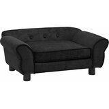 SOFA za pse crna 72 x 45 x 30 cm plišana | shoptok.hr