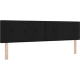 vidaXL Postelja z vzmetnico z vzmetnico Črna 180 x 200 cm blago, (5000128493) | Shoptok.si