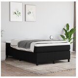  S oprugama i madracem crni 120 x 200cm od tkanine | shoptok.hr