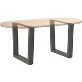  Noge blagovaonskog stola V-oblika 2 kom antracit 50x(42-43 3)cm | shoptok.hr