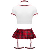 Cottelli kostum šolarke (rdeče-bel) | Shoptok.si