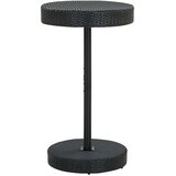 vidaXL 3-dijelni vrtni barski set crni od poliratana i drva bagrema | shoptok.hr
