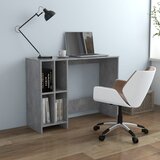  Stol za prijenosno računalo boja betona 102,5x35x75 cm drveni | shoptok.hr