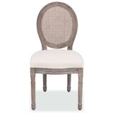  Jedilni stoli 6 kosov krem blago | Shoptok.si
