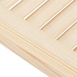 vidaXL Swing Doors Louvred Design 1 par masivni les borovega lesa Cene