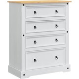  Kutije za pohranu s ladicama Corona Bijeli 92 x 48 x 114 cm | shoptok.hr