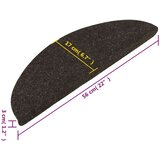 vidaXL Preproge za stopnice samolepilne 10 kosov antracit 56x17x3 cm | Shoptok.si