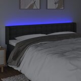  LED uzglavlje crno 163x16x78/88 cm od umjetne kože | shoptok.hr