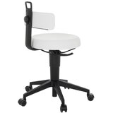 MID.YOU Pisarniški Stolček Top Work Flex Pu, Bela | Shoptok.si