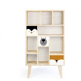 Little Nice Things bijeli stalak za knjige Animals | shoptok.hr