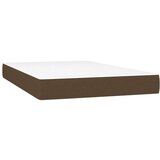  Box spring postelja z vzmetnico LED tem. rjava 120x200 cm blago, (20936972) | Shoptok.si