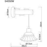 Globo 54050W - Zidna spot svetiljka JOWITA 1xE27/40W/230V | Eponuda.com