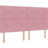 Box Spring Krevet s Madracem Ružičasta 180x200 cm Baršun | shoptok.hr
