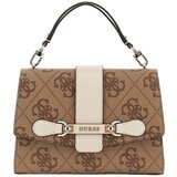Guess Ročne torbice NOLANA TOP HANDLE FLAP Bež Cene