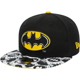 New Era Kape s šiltom Super Aop 950 Batman Kids Cap Črna