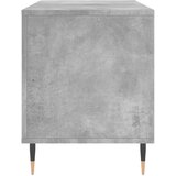 vidaXL Omarica za gramofonske plošče betonsko siva 100x38x48 cm les | Shoptok.si
