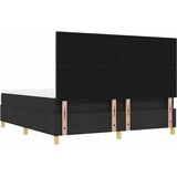  Krevet s opruga kutije s uzglavljem Crna 200 x 180 cm tkanina | shoptok.hr