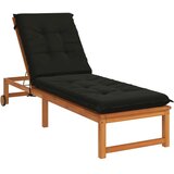  Jastučić za ležaljku GEMERT 100% poliester Crna 190 x 60 x 9 cm - Crna 190 x 60 x 9 cm Poliester | shoptok.hr