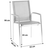 Acamp Vrtna Garnitura Auris, 6-Delni Set, Siva | Shoptok.si