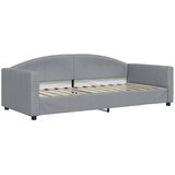  Dnevni krevet na razvlačenje svjetlosivi 90 x 200 cm od tkanine | shoptok.hr
